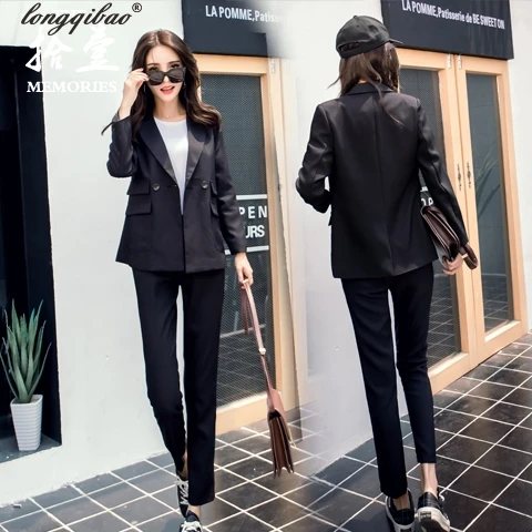 new Women 2 Pieces Sets Womens Business Suits black Pants Suit Formal OL Business Suit Long Sleeve trouser suit
new Women 2 Pieces Sets Womens Business Suits black Pants Suit Formal OL Business Suit Long Sleeve trouser suit