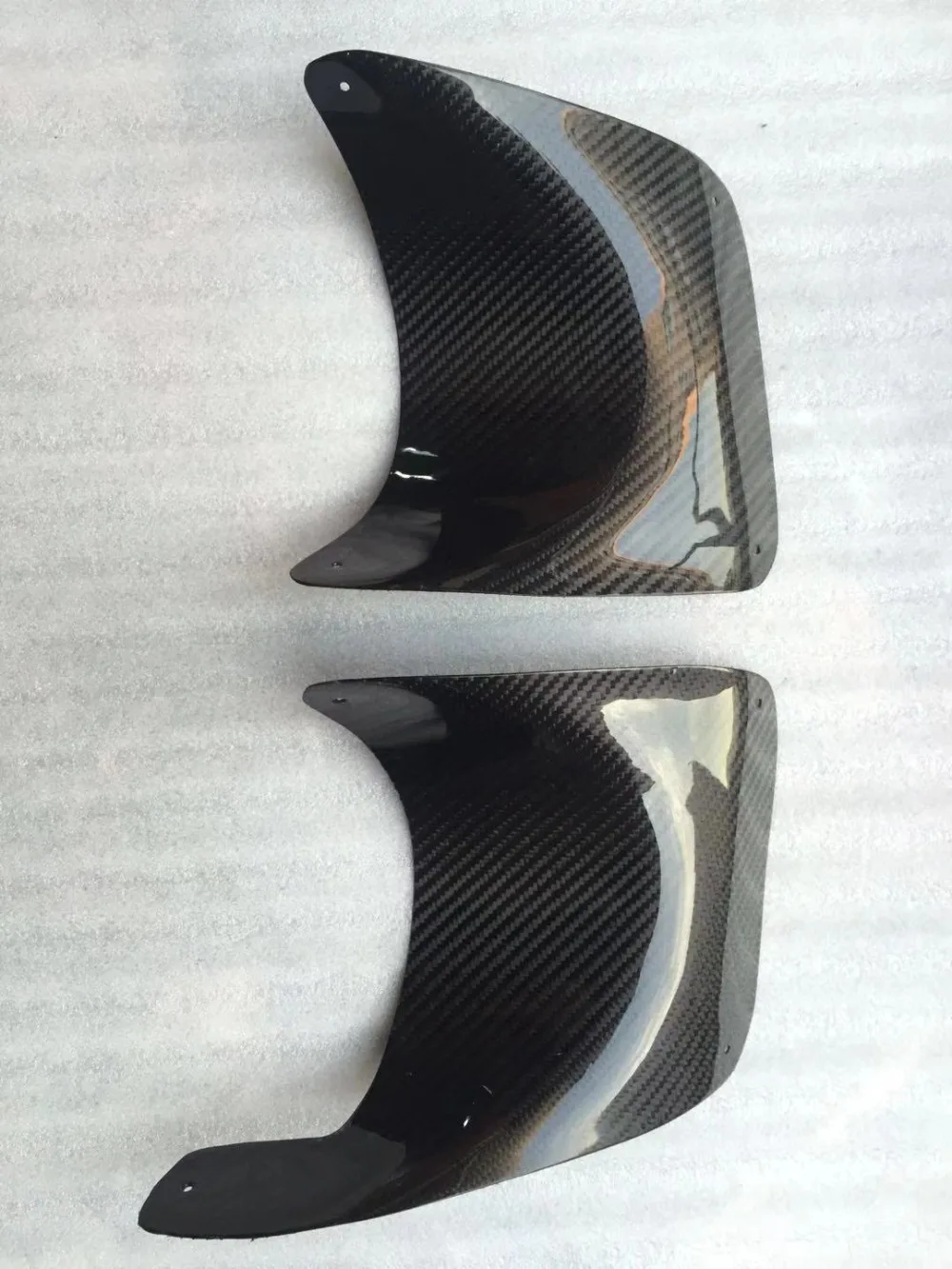 Автотюнинг детали для 2008-2012 EVO X 10 стильный углеродное волокно выхлопной тепловой