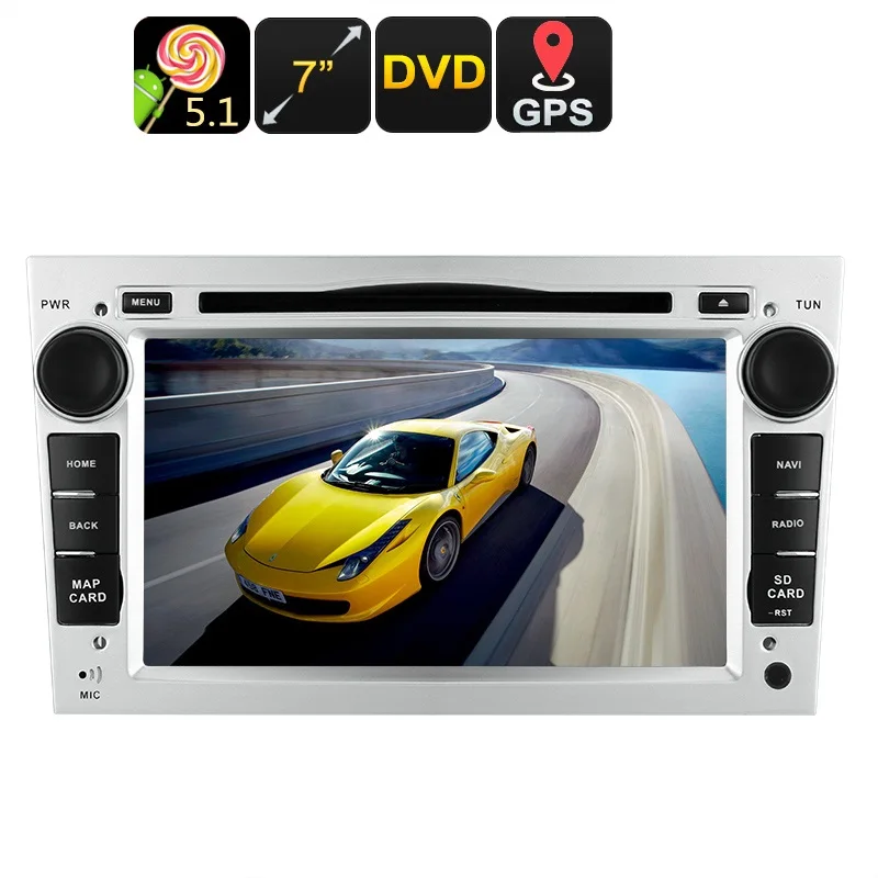 2 DIN Opel Car DVD Player - GPS, 7 Inch Touch Screen, CAN-BUS Decoder, 3G Dongle Support, Wi-Fi, Android 5.1 OS, Region Free DVD
2 DIN Opel Car DVD Player - GPS, 7 Inch Touch Screen, CAN-BUS Decoder, 3G Dongle Support, Wi-Fi, Android 5.1 OS, Region Free DVD