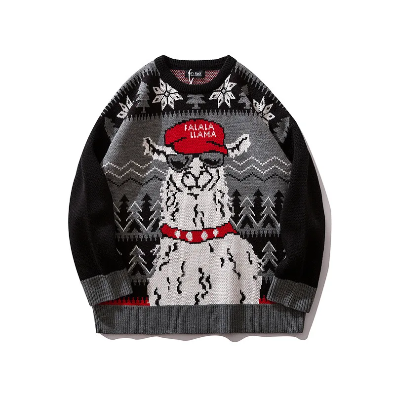 Hip Hop Christmas Sweaters Men Streetwear Pullover O-neck Knitted Sweaters Fashion Women Autumn Winter 2019 Harajuku Tops MG202
Hip Hop Christmas Sweaters Men Streetwear Pullover O-neck Knitted Sweaters Fashion Women Autumn Winter 2019 Harajuku Tops MG202