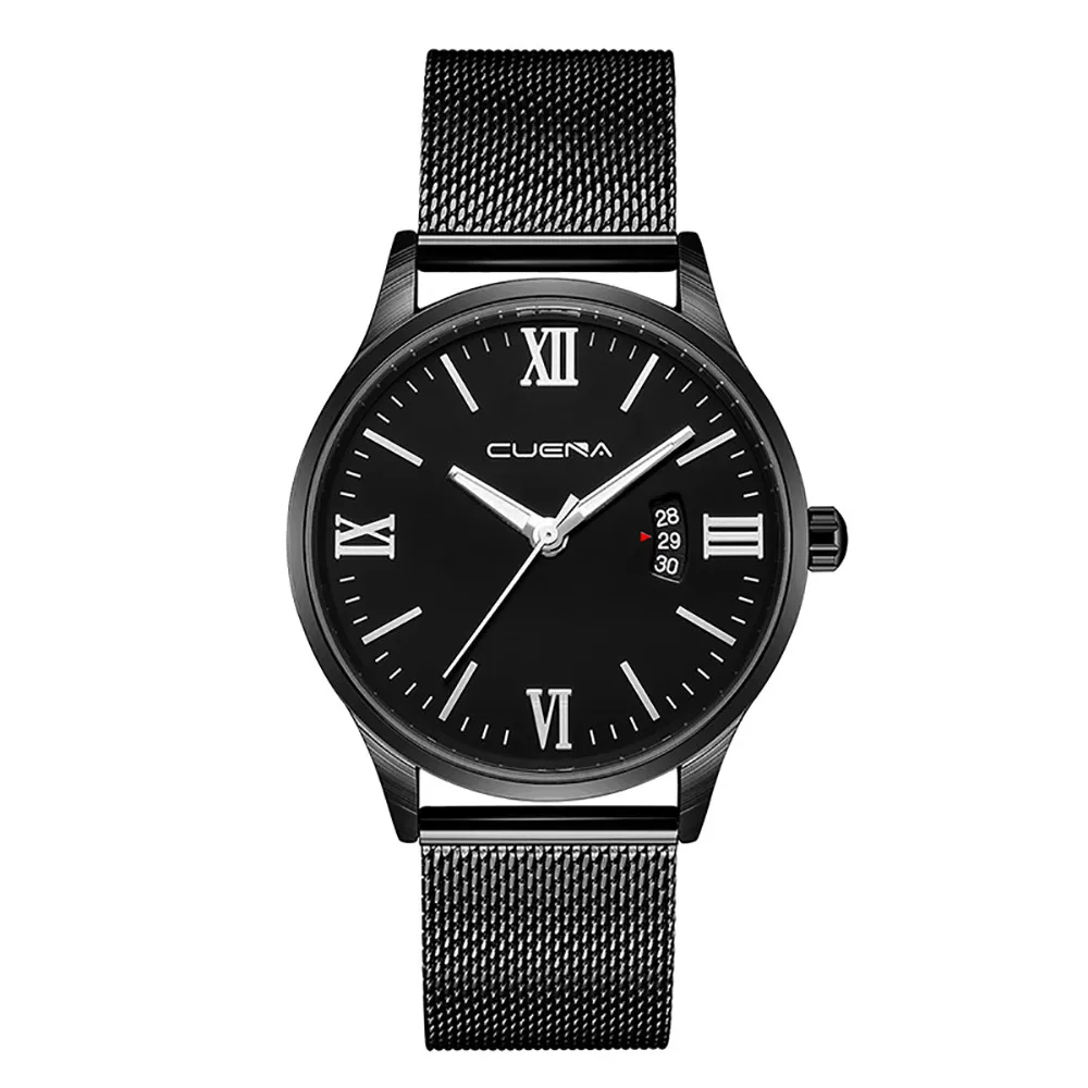 CUENA Luxury Fashion Mens Watches Quartz Stainless Steel Dial Casual Bracele Business Men Clock Wrist Watch horloges mannen
CUENA Luxury Fashion Mens Watches Quartz Stainless Steel Dial Casual Bracele Business Men Clock Wrist Watch horloges mannen