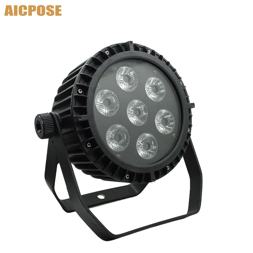 Открытый водонепроницаемый 7*18 Вт Led Par свет IP65 Водонепроницаемый сценический 7x18 64