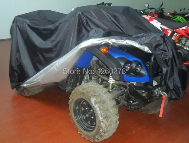 190T Motorcycle Waterproof Cover Quad Bikes ATVs Fit For Honda Yamaha Suzuki CAN-AM Up to 800cc
190T Motorcycle Waterproof Cover Quad Bikes ATVs Fit For Honda Yamaha Suzuki CAN-AM Up to 800cc