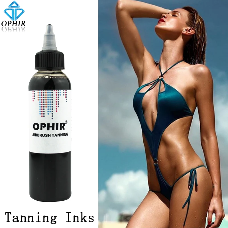 OPHIR 4 2 OZ Аэрограф краска для загара пигменты живописи тела эффективная бронзовая