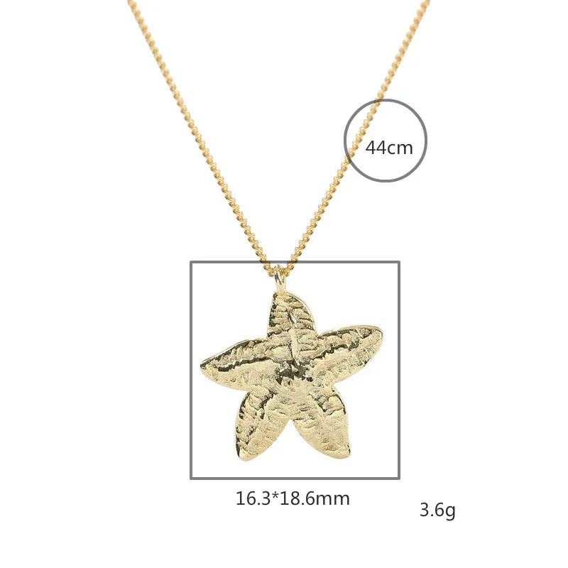 14K Gold Flower Star Starfish Real 925 Sterling Silver Necklace For Women Chain Fine Jewelry Necklaces & Pendants Flyleaf
14K Gold Flower Star Starfish Real 925 Sterling Silver Necklace For Women Chain Fine Jewelry Necklaces & Pendants Flyleaf