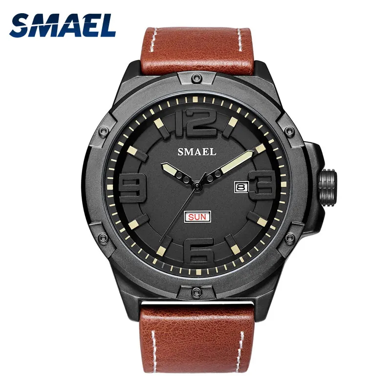 Waterproof Calendar Quartz Wristwatches SMAEL Watch Men Big Dial relogio Man Watches Digital 1313 Sport Digital Watches Bracelet
Waterproof Calendar Quartz Wristwatches SMAEL Watch Men Big Dial relogio Man Watches Digital 1313 Sport Digital Watches Bracelet