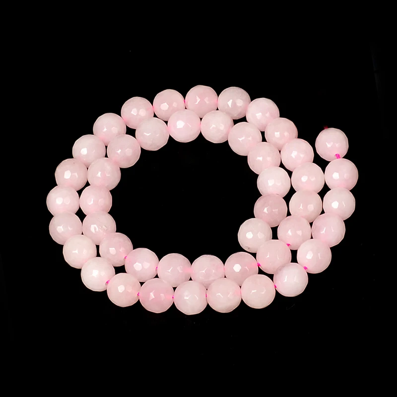High quality Natural Stone faceted Rose pink Quartz Round Loose Beads 4/6/8/10/12mm Jewelry Making Bracelet Diy beads
High quality Natural Stone faceted Rose pink Quartz Round Loose Beads 4/6/8/10/12mm Jewelry Making Bracelet Diy beads
