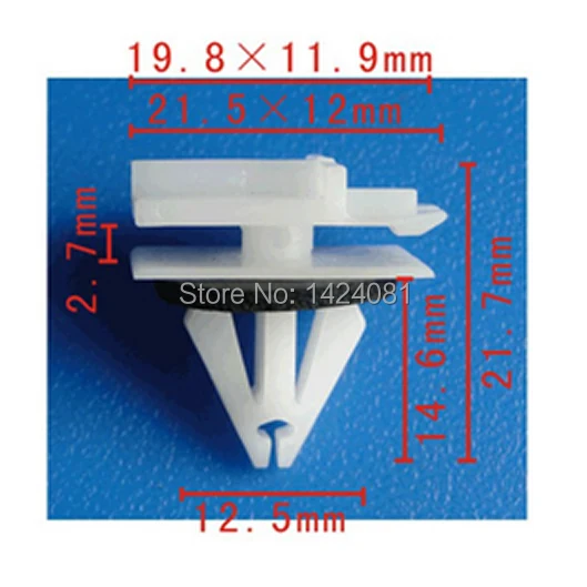 100x OEM quality ForGM 11518988 Nylon Fender Spoiler & Roof Rack Moulding Clip With Sealer
100x OEM quality ForGM 11518988 Nylon Fender Spoiler & Roof Rack Moulding Clip With Sealer