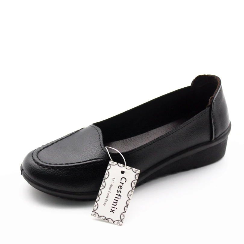 Cresfimix zapatos de mujer women casual plus size flat shoes female cute black pu leather flats lady cool comfortable shoes
Cresfimix zapatos de mujer women casual plus size flat shoes female cute black pu leather flats lady cool comfortable shoes