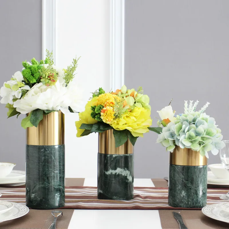 Marble Metal Vase Luxury Hotel Club Living Room Table Vase Decoration Sample Room Flower Insert Decoration
Marble Metal Vase Luxury Hotel Club Living Room Table Vase Decoration Sample Room Flower Insert Decoration