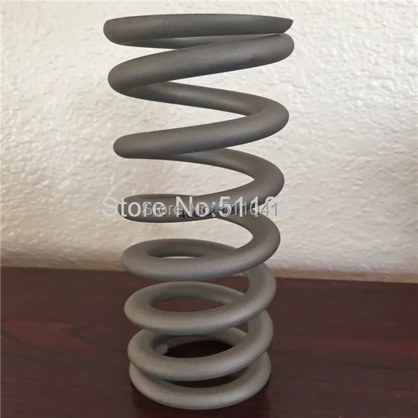 

Ti Spring for Mountain Bike Rear Shock,Gr5 Titanium Spring 500lbx3.0"x165mm with 36.5 mm inner diameter, Paypal is available