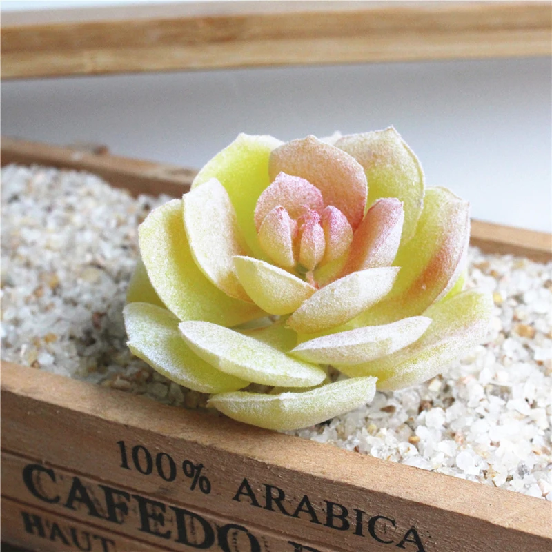 1 Pc Simulation Succulent Plant Flocking Snow Rose Lotus Artificial Flower Head Wall Accessories Home Garden Decoration
1 Pc Simulation Succulent Plant Flocking Snow Rose Lotus Artificial Flower Head Wall Accessories Home Garden Decoration