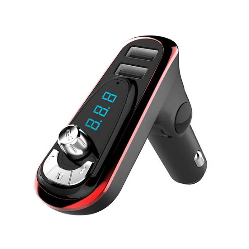 T16 зарядное устройство для телефона в автомобиле fm-передатчик Bluetooth