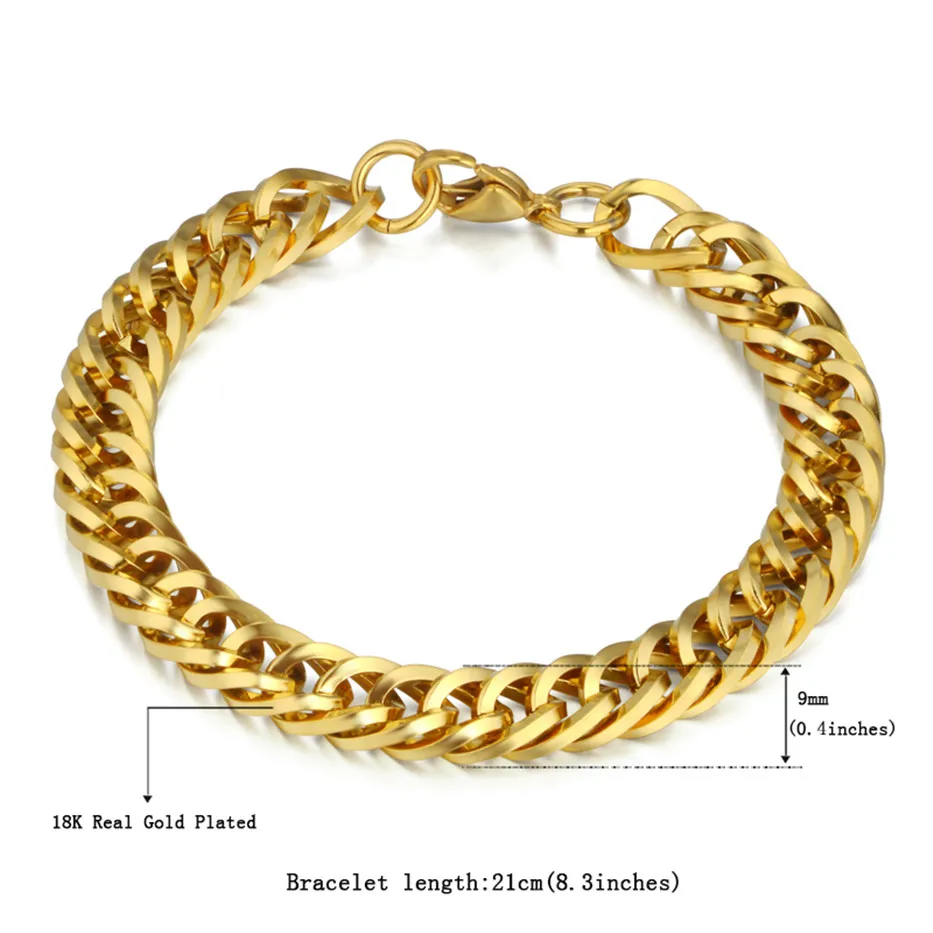 9mm Hip Hop Gold Silver Color Stainless Steel Miami Cuban Chain Necklace & Bracelet Set
9mm Hip Hop Gold Silver Color Stainless Steel Miami Cuban Chain Necklace & Bracelet Set