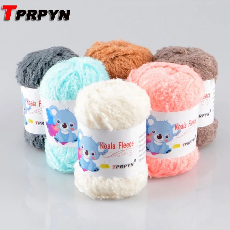 TPRPYN 50g = 1 шт. коала пряжа для вязания в цветовом ассортименте вельветом Мягкие Crcohet