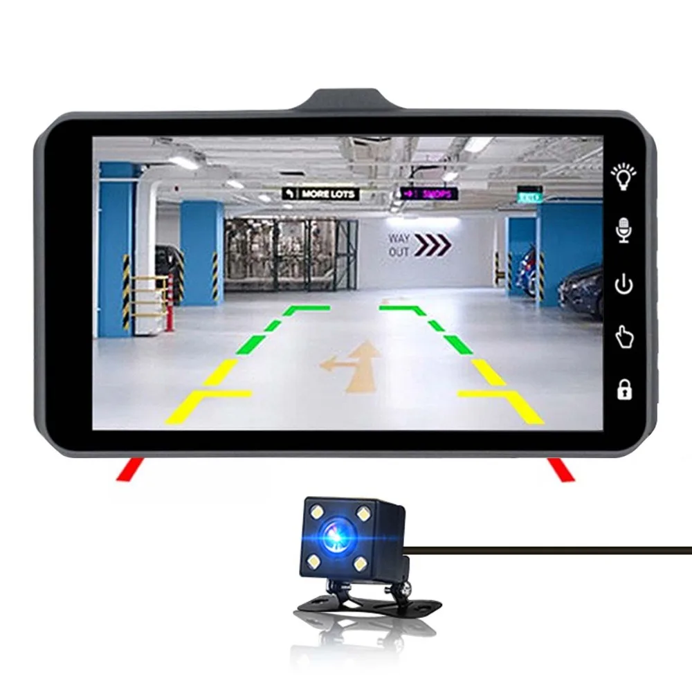 4.0 inch touch screen Night Vision Dual Lens IPS Full HD 1080P car Video Recorder 170 degree wide-angle Car DVR Camera
4.0 inch touch screen Night Vision Dual Lens IPS Full HD 1080P car Video Recorder 170 degree wide-angle Car DVR Camera