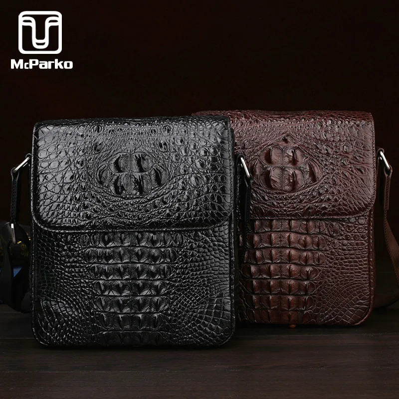 McParko Crocodile Leather Shoulder Bag Men Genuine Leather Bag For Men Business Luxury Messenger bag Male Handbag Brown Black
McParko Crocodile Leather Shoulder Bag Men Genuine Leather Bag For Men Business Luxury Messenger bag Male Handbag Brown Black