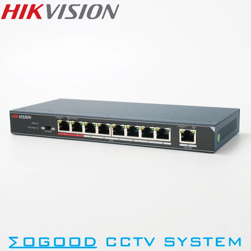 Hikvision DS-3E0109P-E управляемый переключатель с 8 портами PoE 10/100 Мбит/с и 1 портом вверх для 8-канального сетевого видеорегистратора и IP-камеры
Hikvision DS-3E0109P-E управляемый переключатель с 8 портами PoE 10/100 Мбит/с и 1 портом вверх для 8-канального сетевого видеорегистратора и IP-камеры