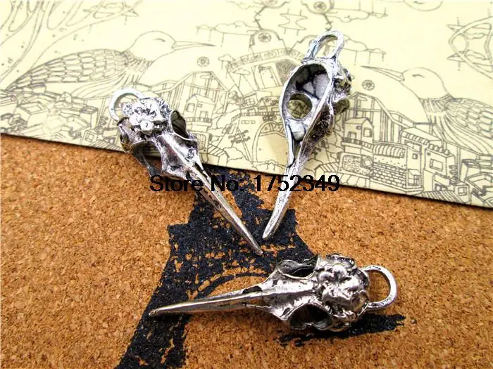 40pcs-цветок птица голова черепа, 3D птица Череп Подвески/подвески, ювелирные изделия делая результаты 41x13x9mm
40pcs-цветок птица голова черепа, 3D птица Череп Подвески/подвески, ювелирные изделия делая результаты 41x13x9mm