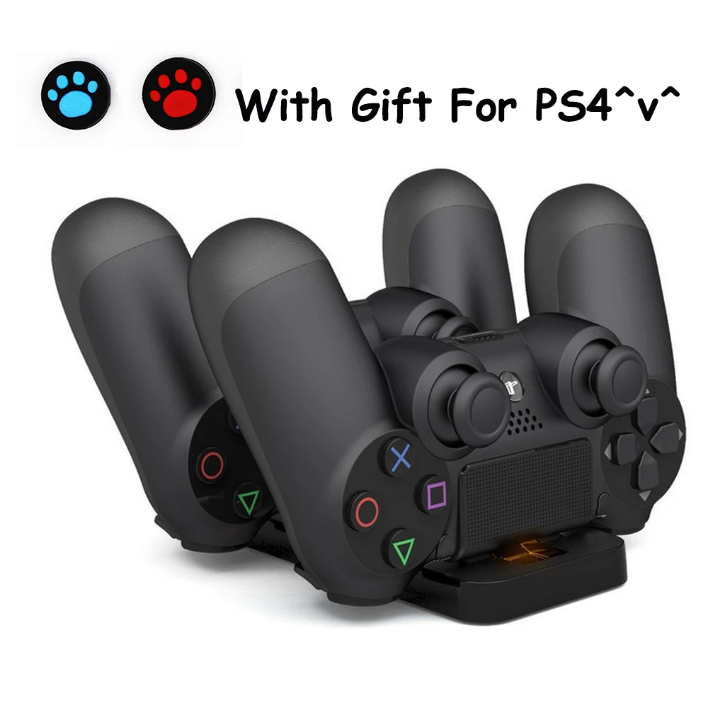 Зарядное устройство для контроллера док-станция с двойной USB PS4 зарядная