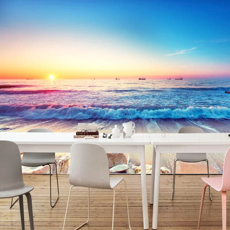 Romantic Color Sunset Beautiful Beach Seaside Nature Landscape Photo Mural Wallpaper Dining Room Modern Fashion Home Decor Mural
Romantic Color Sunset Beautiful Beach Seaside Nature Landscape Photo Mural Wallpaper Dining Room Modern Fashion Home Decor Mural