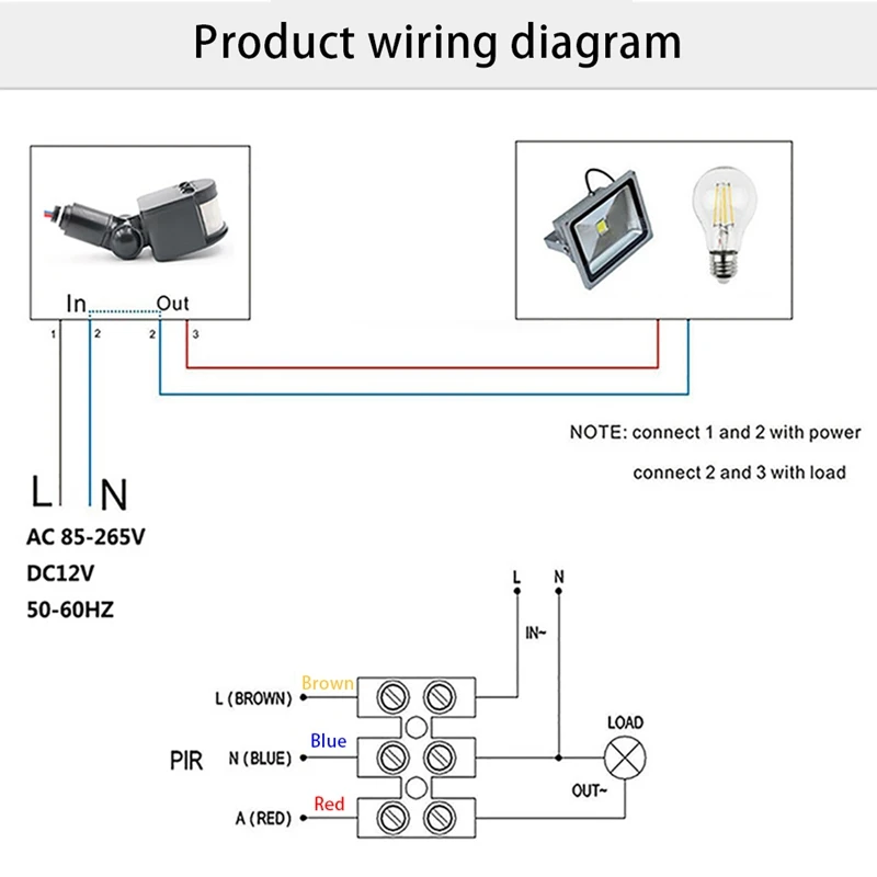 ABS AC 85-265V 160 Degrees Maximum 12m Automatic Security PIR Infrared Motion Sensor Detector 2~2000LUX
ABS AC 85-265V 160 Degrees Maximum 12m Automatic Security PIR Infrared Motion Sensor Detector 2~2000LUX