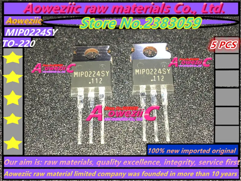 Aoweziic, 100%, новый импортный оригинальный MIP0224SY MIP2E4DMY TO-220, Трехконтактный регулятор напряжения
Aoweziic, 100%, новый импортный оригинальный MIP0224SY MIP2E4DMY TO-220, Трехконтактный регулятор напряжения