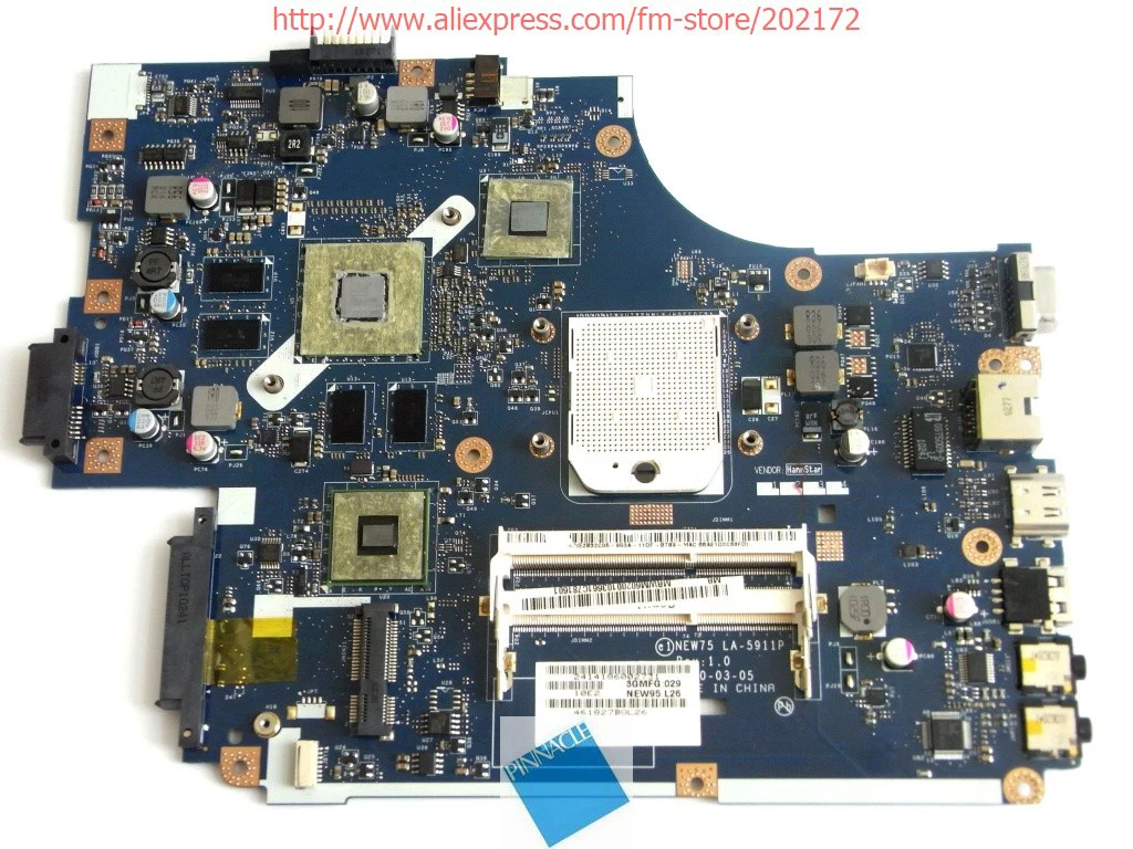 MBWM602001 Motherboard For Acer Aspire 5552G Gateway NV53A Packard Bell TM81 NEW75 LA-5911P
MBWM602001 Motherboard For Acer Aspire 5552G Gateway NV53A Packard Bell TM81 NEW75 LA-5911P
