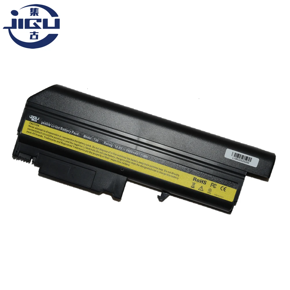 JIGU 9 Cells Laptop Battery For IBM ThinkPad R50 R50E R51 T40 R52 T40P T41 R50P T41P T42 T43 T42P T43P
JIGU 9 Cells Laptop Battery For IBM ThinkPad R50 R50E R51 T40 R52 T40P T41 R50P T41P T42 T43 T42P T43P