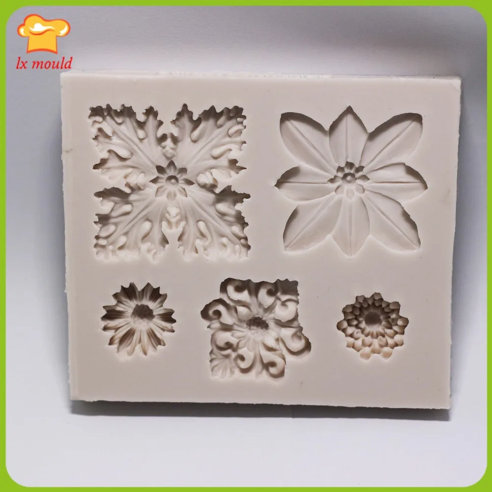 DIY Baking Small Daisy Sun Flower Liquid Silicone Mould High Quality Five Flower Jewelry Wedding Cake Turned Sugar Silicone Mold
DIY Baking Small Daisy Sun Flower Liquid Silicone Mould High Quality Five Flower Jewelry Wedding Cake Turned Sugar Silicone Mold