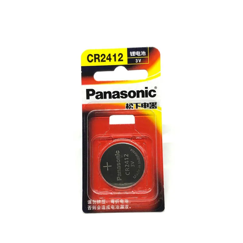 Original Battery For Panasonic CR2412 3V Lithium Button Coin Watch Key Fobs Batteries For swatch watch For LEXUS Car Controller
Original Battery For Panasonic CR2412 3V Lithium Button Coin Watch Key Fobs Batteries For swatch watch For LEXUS Car Controller