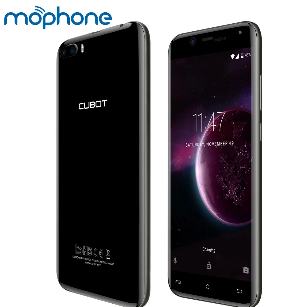 Cubot Magic 4G смартфон 5 0 "MTK6737 четырехъядерный Android 7 3 ГБ ОЗУ 16 Гб ПЗУ двойная задняя