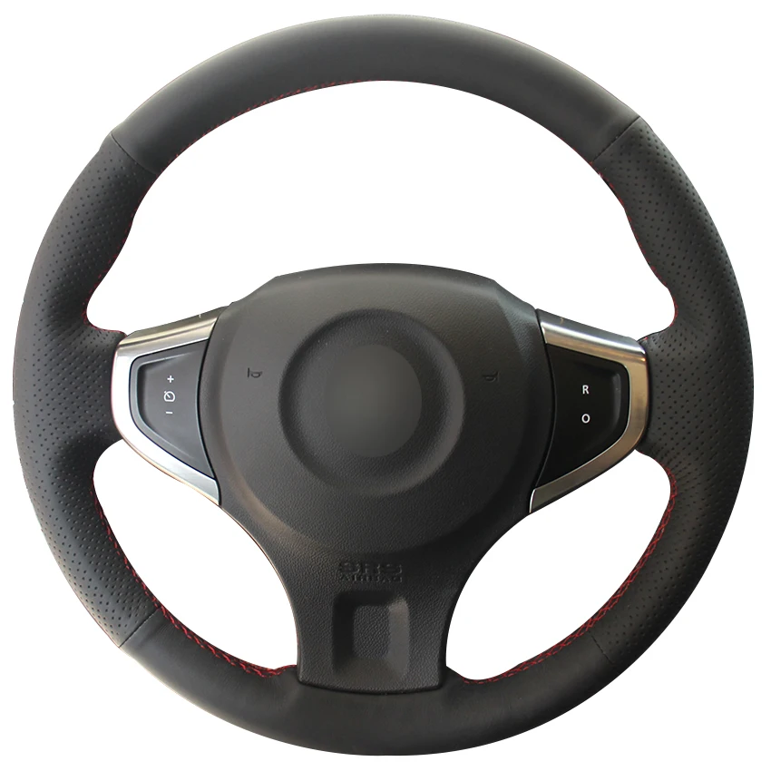 Black Natural Leather Car Steering Wheel Cover for Renault Koleos 2009-2014 Samsung QM5
Black Natural Leather Car Steering Wheel Cover for Renault Koleos 2009-2014 Samsung QM5