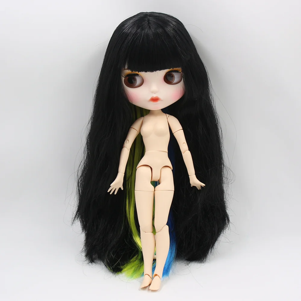 Кукла Blyth ICY DBS с белой кожей шарнирное тело новое матовое лицо красивая черная