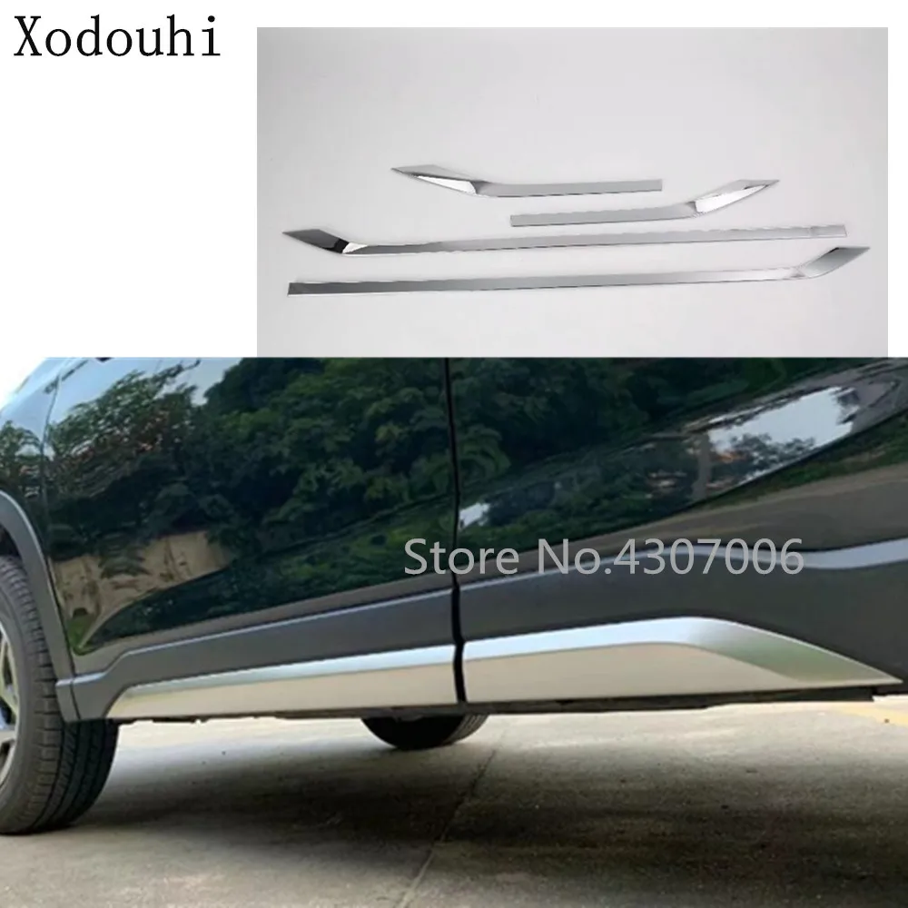 Car Styling Cover ABS Chrome Side Bottom Door Trim Frame Stick Bumper Strip Part 4pcs For Subaru Forester 2018 2019 2020
Car Styling Cover ABS Chrome Side Bottom Door Trim Frame Stick Bumper Strip Part 4pcs For Subaru Forester 2018 2019 2020