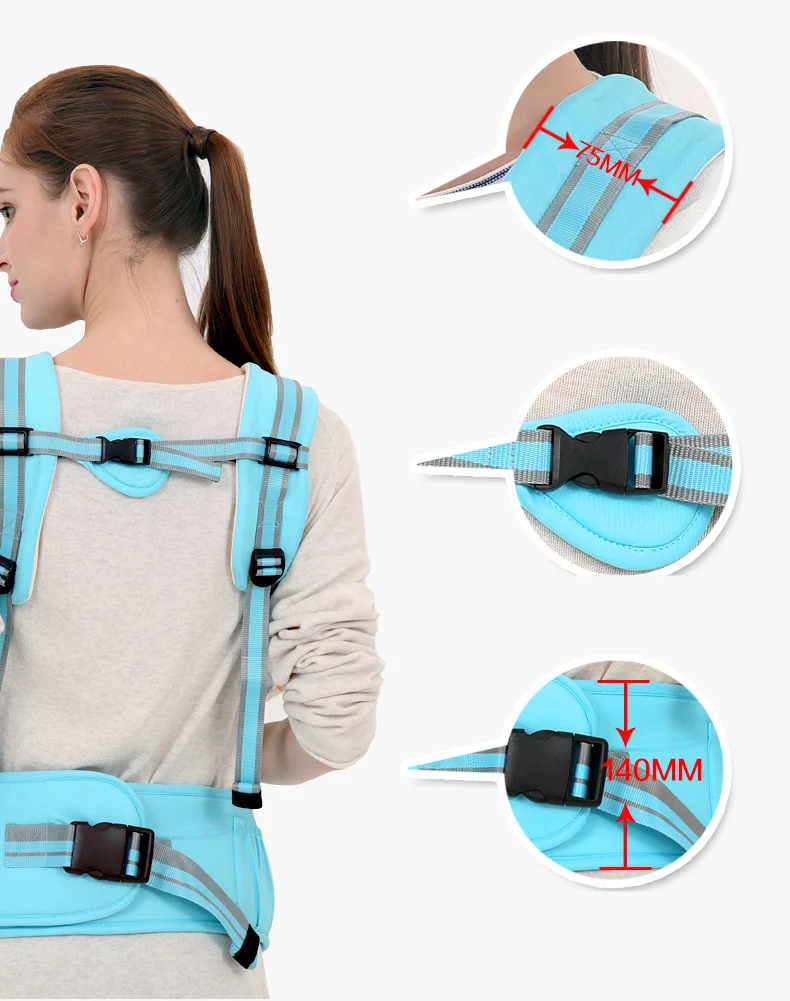 High Quality Baby Carrier Comfortable Baby Sling With Safe Reflective Strip Baby Hipseat Travel Infant Backpack mochilas manduca
High Quality Baby Carrier Comfortable Baby Sling With Safe Reflective Strip Baby Hipseat Travel Infant Backpack mochilas manduca