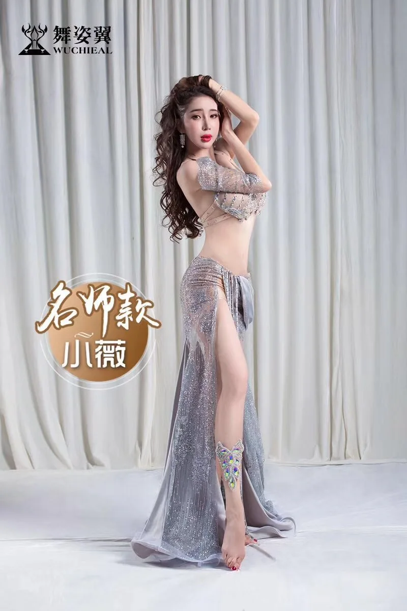 Rhinestone Beading Perspecitve Placketing Long Skirt Sexy Belly dance 2pcs set for Women Lady Costume performance wears QC2961
Rhinestone Beading Perspecitve Placketing Long Skirt Sexy Belly dance 2pcs set for Women Lady Costume performance wears QC2961