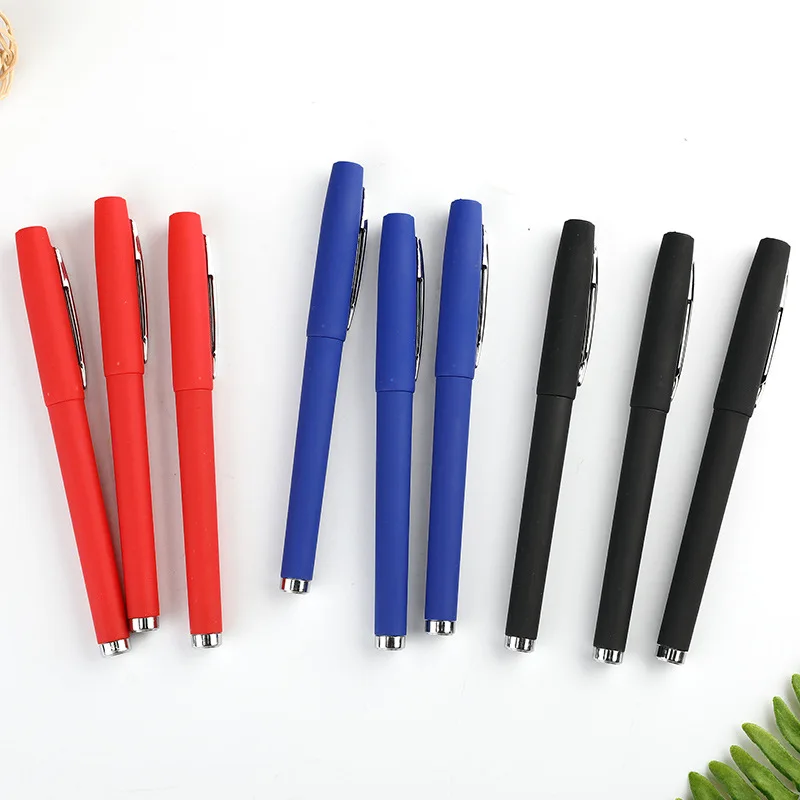 3 color simple gel pen comfortable Frosted pole Water pen business office student school pen quality stationery supplies
3 color simple gel pen comfortable Frosted pole Water pen business office student school pen quality stationery supplies