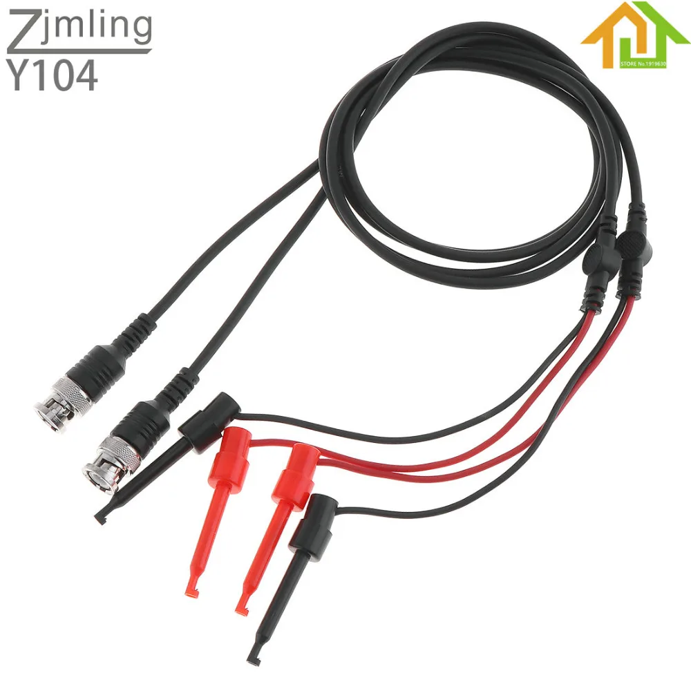Oscilloscope Measure Instrument BNC Male Plug Q9 to Dual Testing Hook Clip Test Leads Probe Coaxial Cable Line
Oscilloscope Measure Instrument BNC Male Plug Q9 to Dual Testing Hook Clip Test Leads Probe Coaxial Cable Line