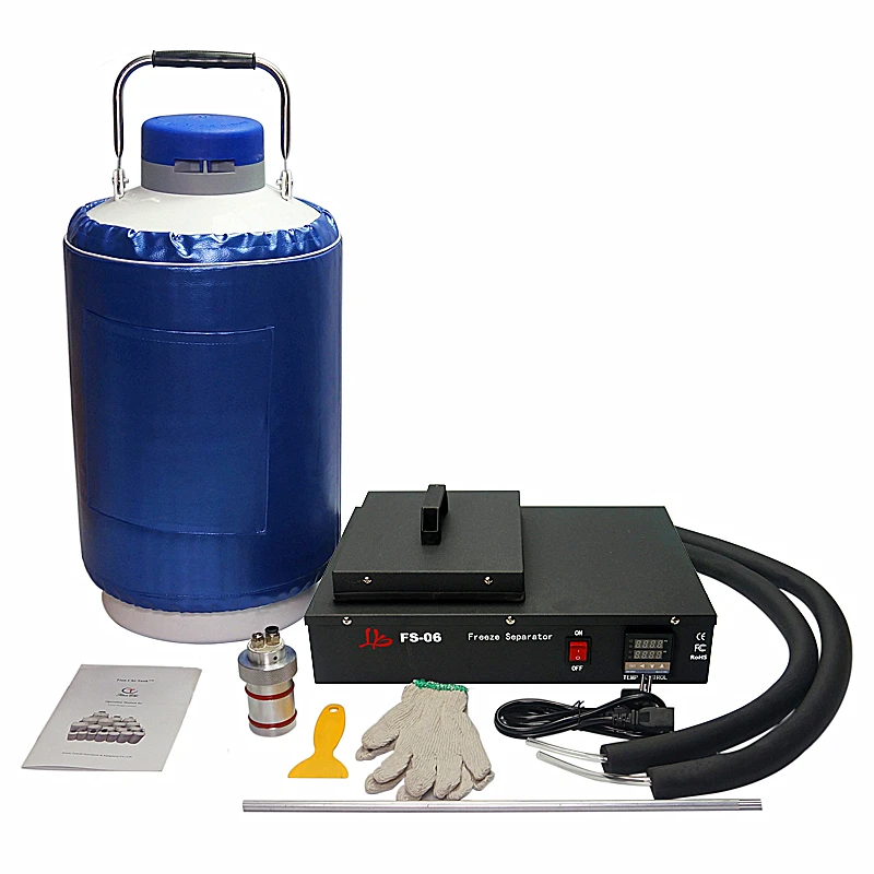 Built-in oil-free pump FS-06 Liquid nitrogen frozen Separator 2 in 1 pack with 10L liquid tank 220V | Инструменты