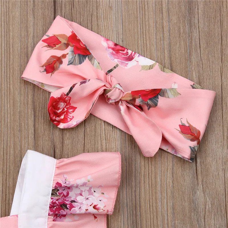 2PCS Newborn Kid Baby Girls Clothes Flower Print Outfit Ruffle Flying Sleeve Lace Romper Bowknot Headband Clothes Cute Set 0-24M
2PCS Newborn Kid Baby Girls Clothes Flower Print Outfit Ruffle Flying Sleeve Lace Romper Bowknot Headband Clothes Cute Set 0-24M