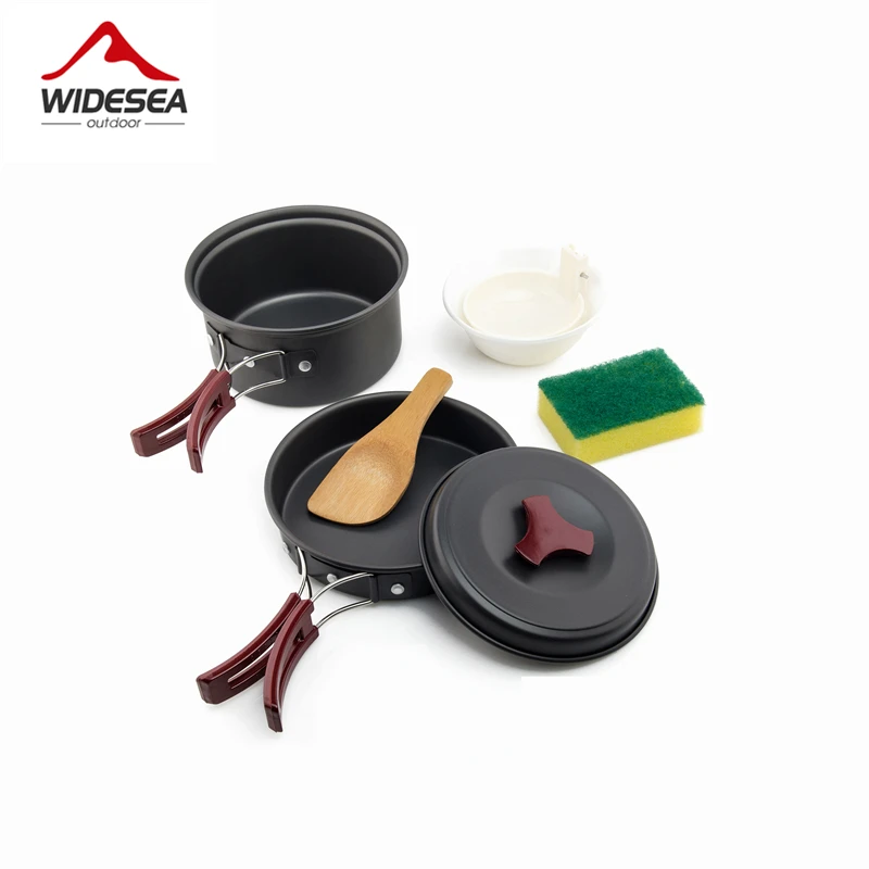 Widesea 1 Person Camping Tableware Outdoor Cookware Picnic Set Travel Gears Non-Stick Pots Pans Bowls Hiking Utensils
Widesea 1 Person Camping Tableware Outdoor Cookware Picnic Set Travel Gears Non-Stick Pots Pans Bowls Hiking Utensils