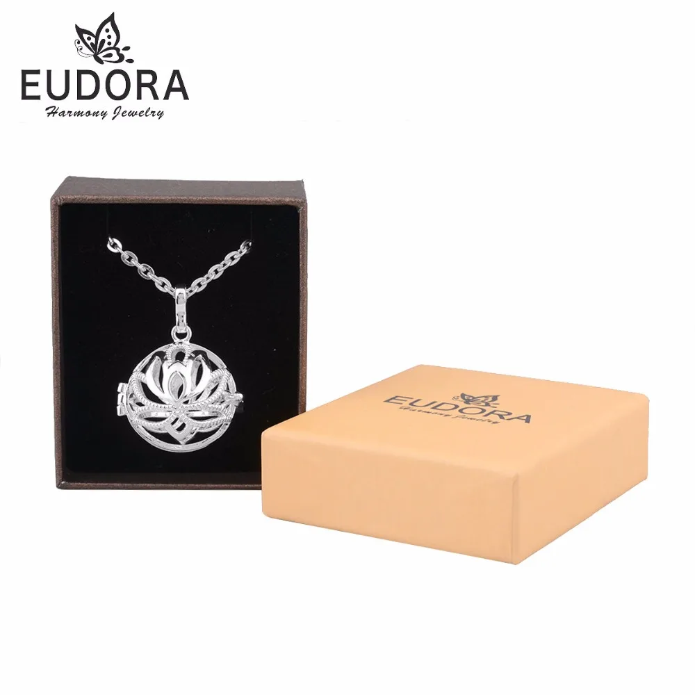 Eudora Elegant Lotus Locket Floating Cage Pendant Necklace fit the Angel Wishing Bell Harmony Ball for Women baby Gift Jewelry
Eudora Elegant Lotus Locket Floating Cage Pendant Necklace fit the Angel Wishing Bell Harmony Ball for Women baby Gift Jewelry