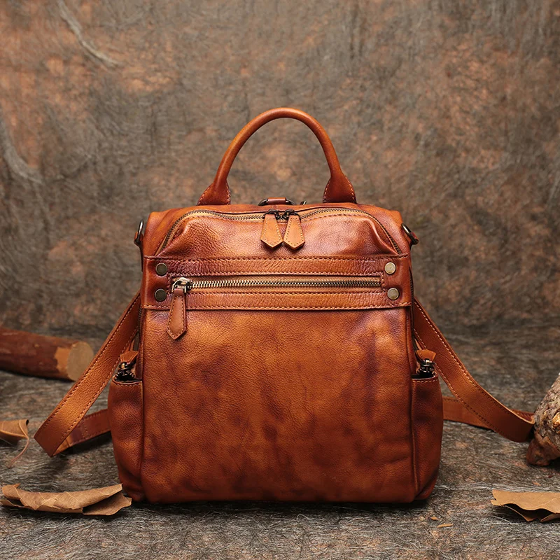 Autumn Latest Backpack Women Shoulder Bags 2019 Handmade Vintage Genuine Leather School Leisure Bag Men Notebook Rucksack Bag
Autumn Latest Backpack Women Shoulder Bags 2019 Handmade Vintage Genuine Leather School Leisure Bag Men Notebook Rucksack Bag