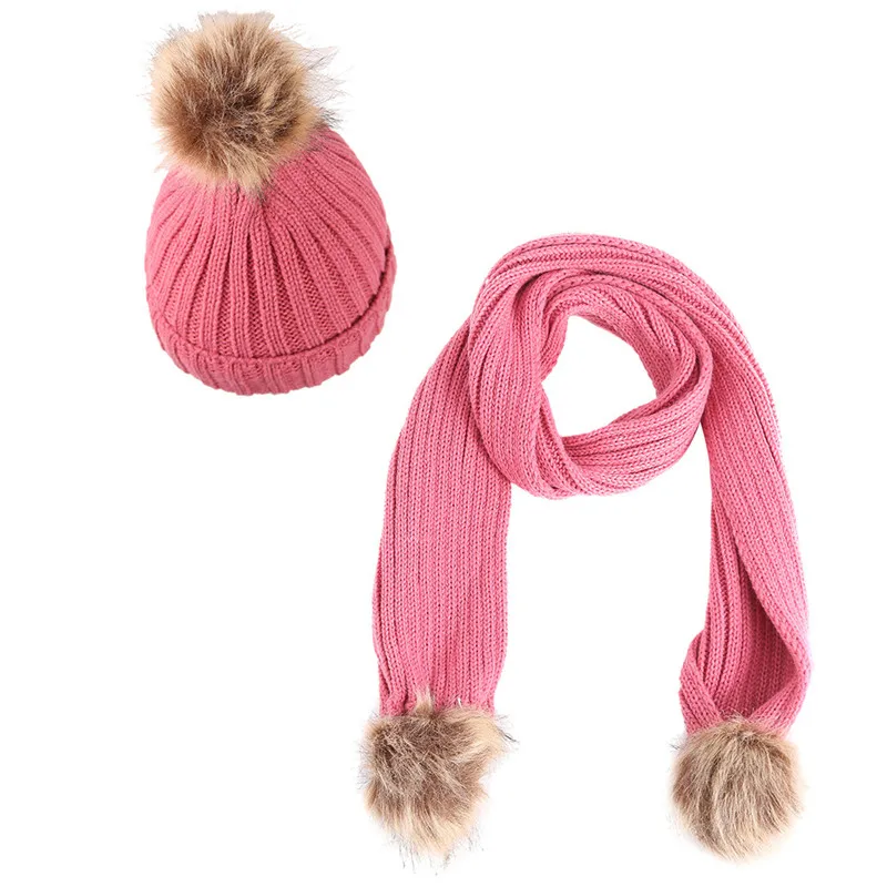Baby Hat+Scarf Set Winter Infant Toddler Boys Girls Fur Pompom Ball Knit Warm Beanie Cap Ski Warm Crochet Hats
Baby Hat+Scarf Set Winter Infant Toddler Boys Girls Fur Pompom Ball Knit Warm Beanie Cap Ski Warm Crochet Hats