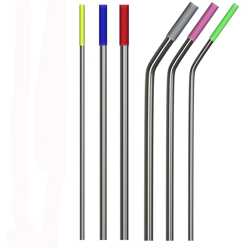 100pcs Stainless Steel Drinking Straws Tumbler Reusable Replacement Straws With Silicone Sleeve Teeth Protector Wholesale X2
100pcs Stainless Steel Drinking Straws Tumbler Reusable Replacement Straws With Silicone Sleeve Teeth Protector Wholesale X2