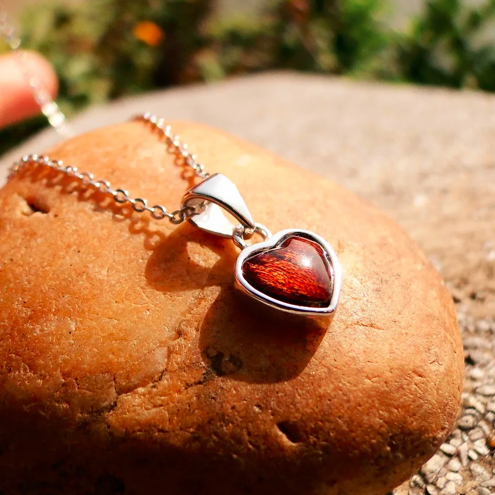 DJ CH Cocobol Redwood Heart Shaped Pendant for Women Fine 925 Sterling Silver Jewelry Pendant Five Years Anniversary Gift
DJ CH Cocobol Redwood Heart Shaped Pendant for Women Fine 925 Sterling Silver Jewelry Pendant Five Years Anniversary Gift