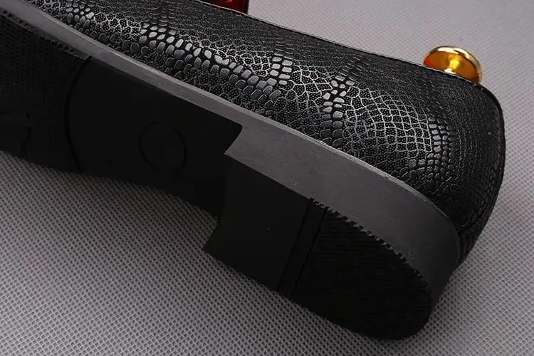 ERRFC Fashion Black Men Loafer Shoes Round Toe Slip On Breathable Trending Boat Shoes Snake Pattern Slip On Flat Casual Shoes
ERRFC Fashion Black Men Loafer Shoes Round Toe Slip On Breathable Trending Boat Shoes Snake Pattern Slip On Flat Casual Shoes