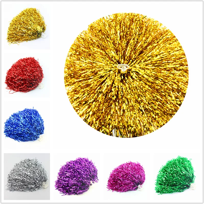 New 50g Cheerleading PomPoms Cheer Dance Sport Supplies Competition Flower Ball Lighting Up Party Cheering Fancy Pom Poms LL005
New 50g Cheerleading PomPoms Cheer Dance Sport Supplies Competition Flower Ball Lighting Up Party Cheering Fancy Pom Poms LL005