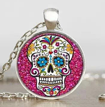 sugar skull US Movie Jack Skellington Handmade Necklace steel Pendant steampunk Jewelry Gift women chain mens 1
sugar skull US Movie Jack Skellington Handmade Necklace steel Pendant steampunk Jewelry Gift women chain mens 1